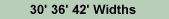 0', 36', 42' Widths Pricing & Dimensions