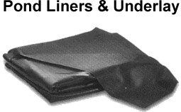Pond Liners & Underlay
